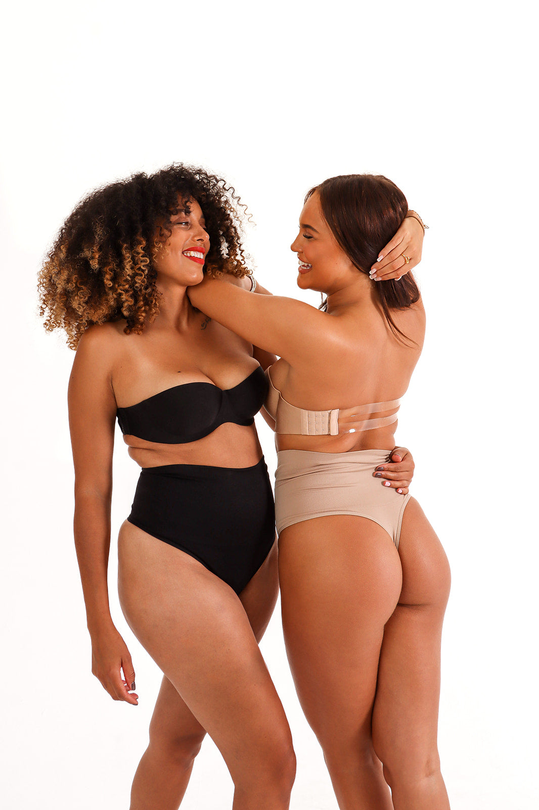 The Transparent Back Bra -Black